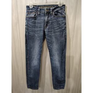 Men's American Eagle Extreme Flex Slim Jeans Straight Leg 26x28 Chore Preppy